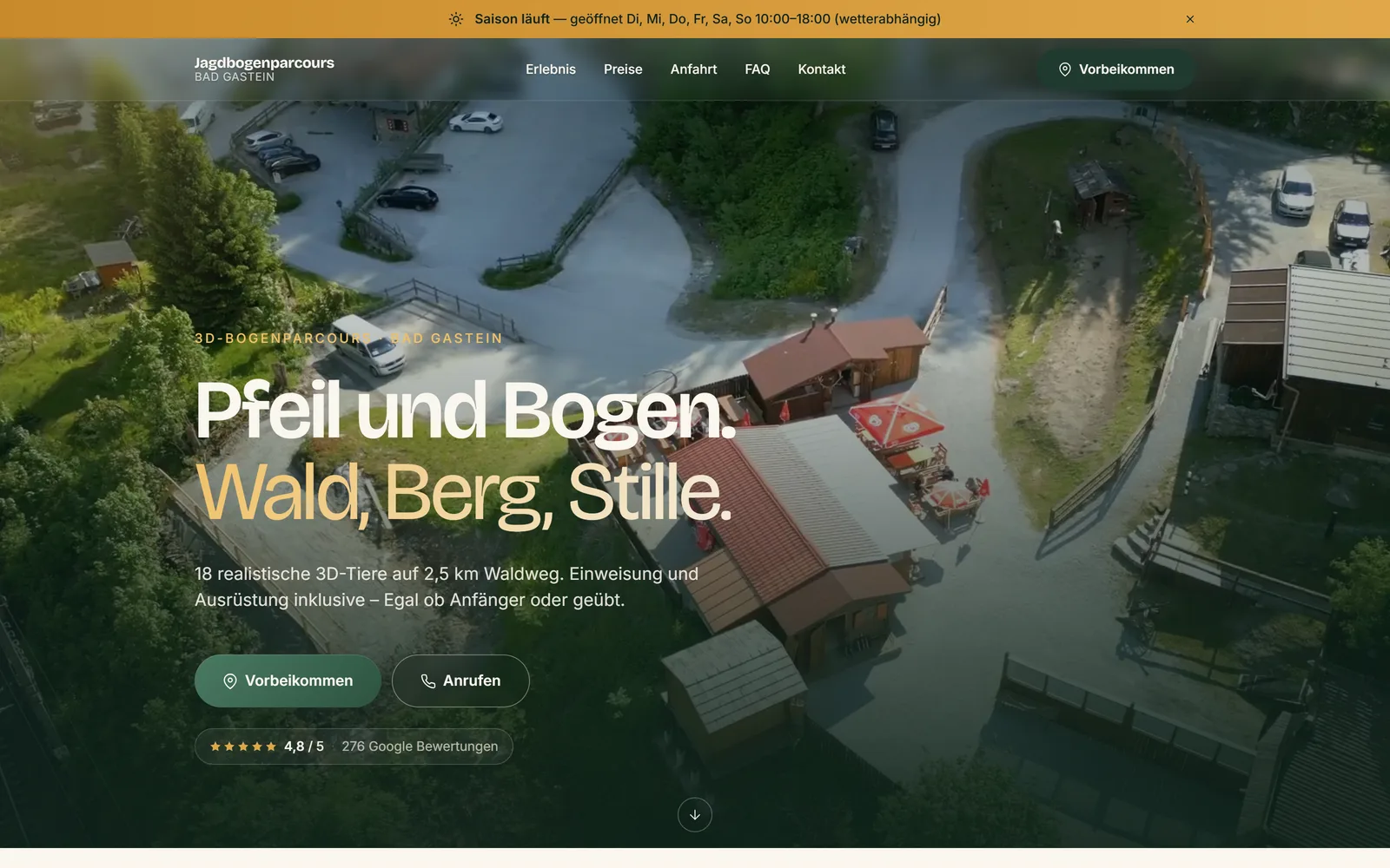 Infos zu Öffnungszeiten, Preisen und Anfahrt