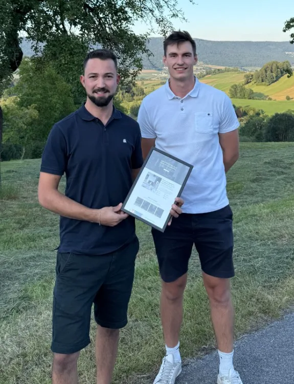 Simon Bauer (SB Media) mit Fabian Paster (Flamore GmbH)
